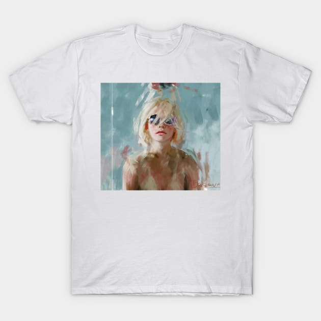 portrait with glasses T-Shirt by Ivanabesevic